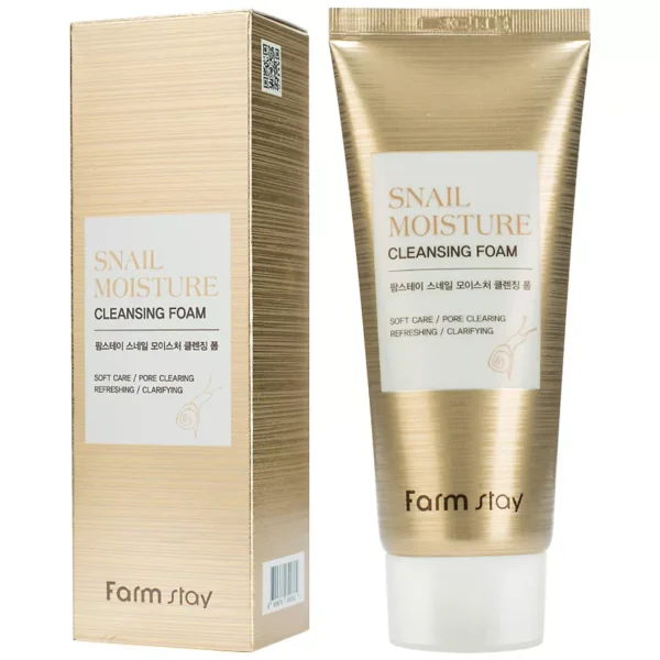 FARM STAY SNAIL MOISTURE CLEANSING FOAM